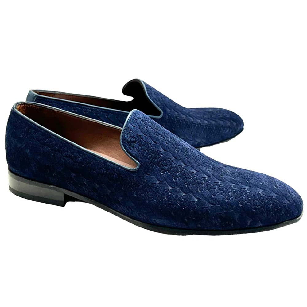 Corrente P00056 Warren Suede Loafer Navy