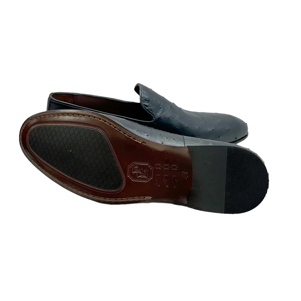 Corrente P00059 Warren Ostrich Loafer Navy