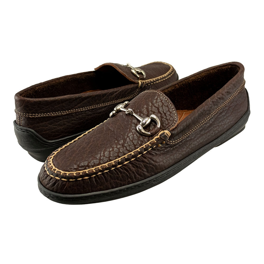 TB Phelps Tumbled Leather Bit Driver Chocolate