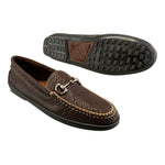 TB Phelps Tumbled Leather Bit Driver Chocolate