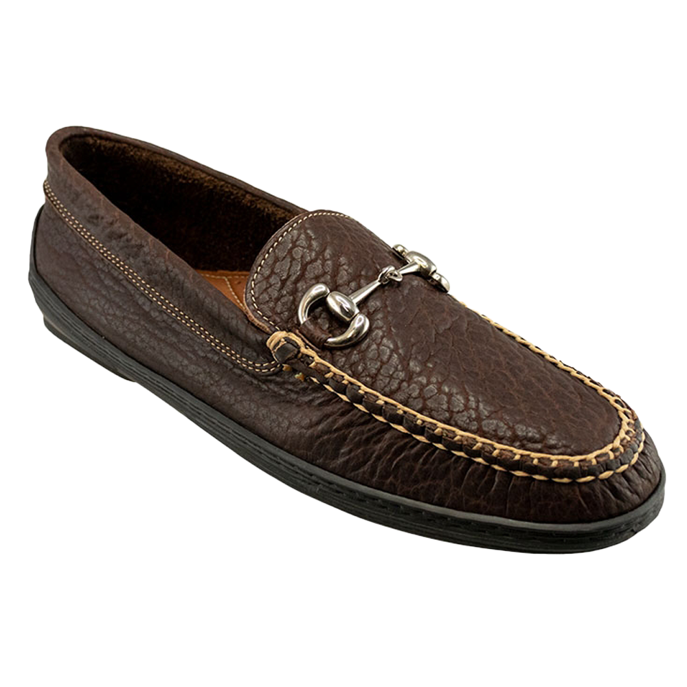 TB Phelps Tumbled Leather Bit Driver Chocolate