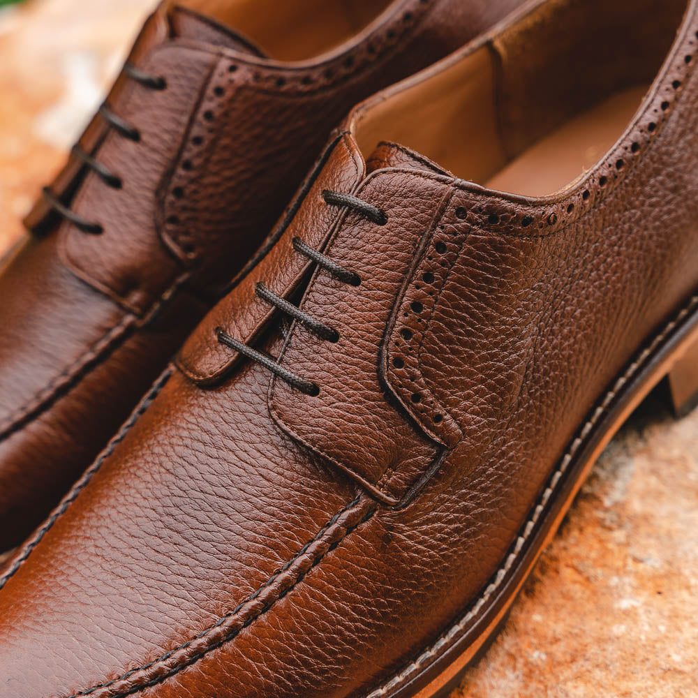 Alan Payne Deerskin Shoes Cognac