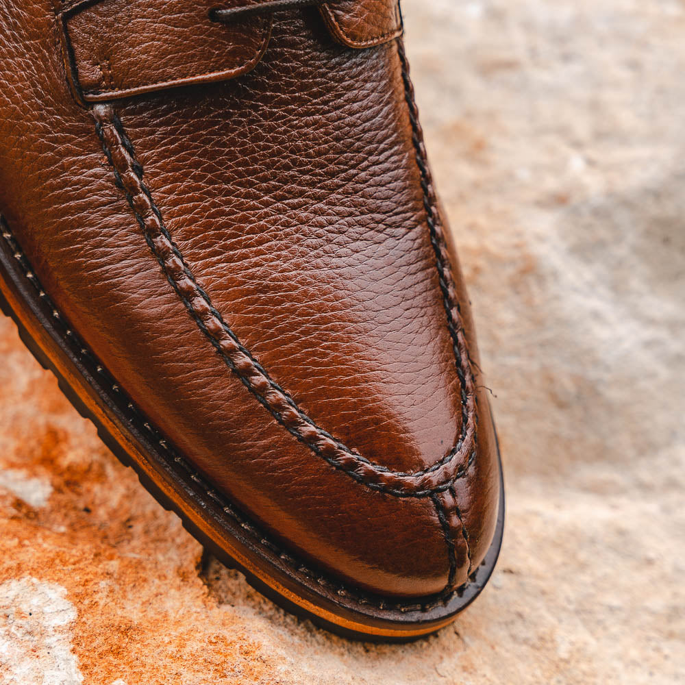 Alan Payne Deerskin Shoes Cognac
