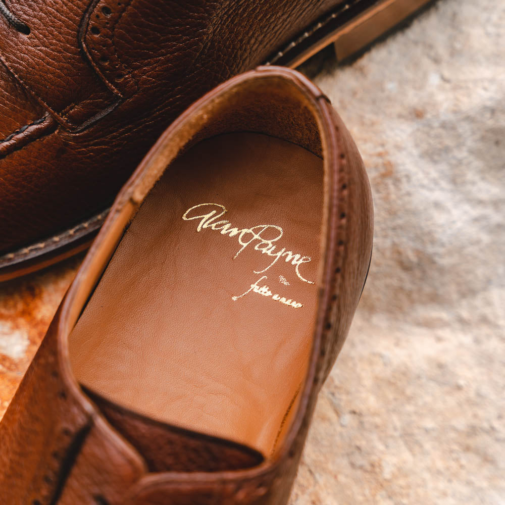 Alan Payne Deerskin Shoes Cognac