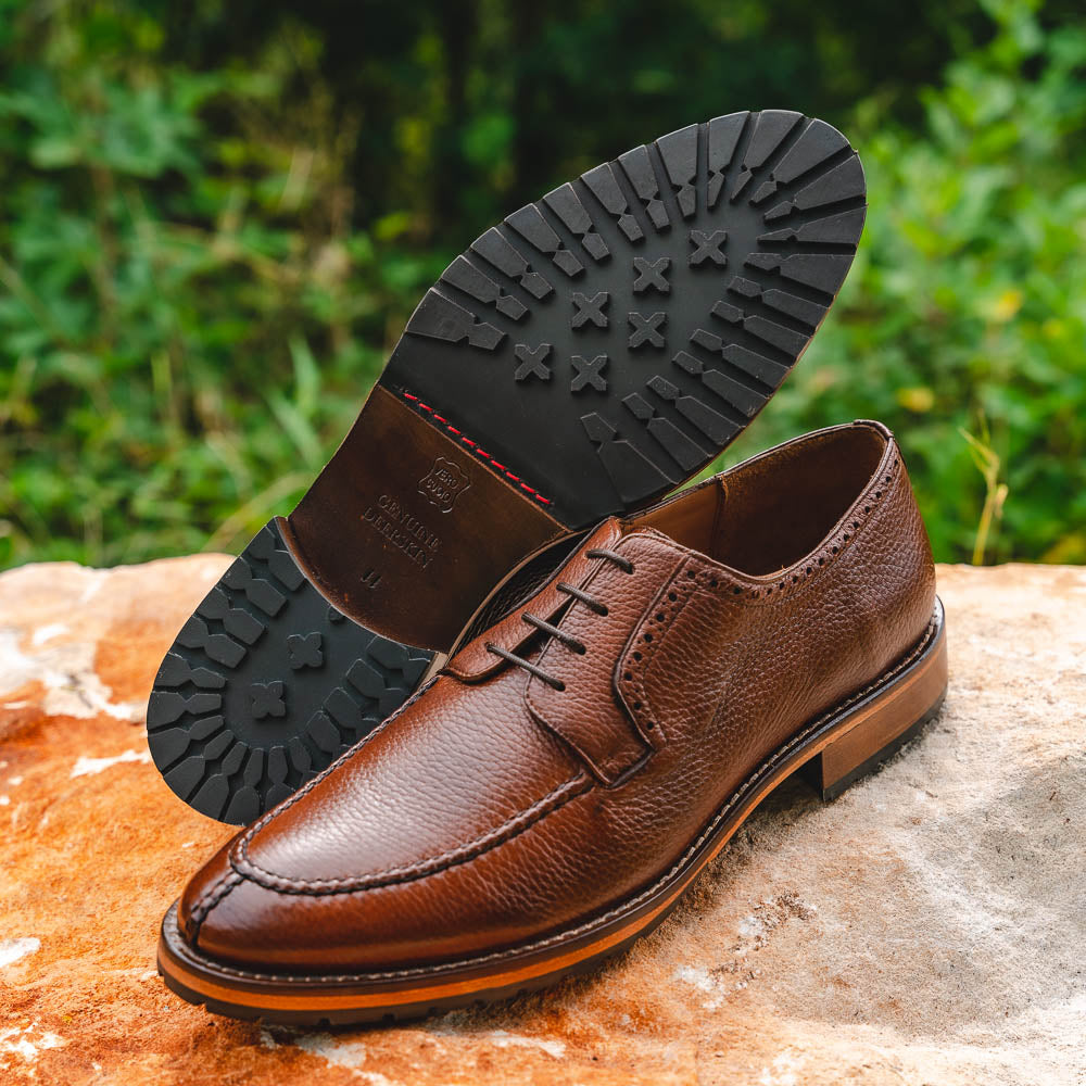 Alan Payne Deerskin Shoes Cognac
