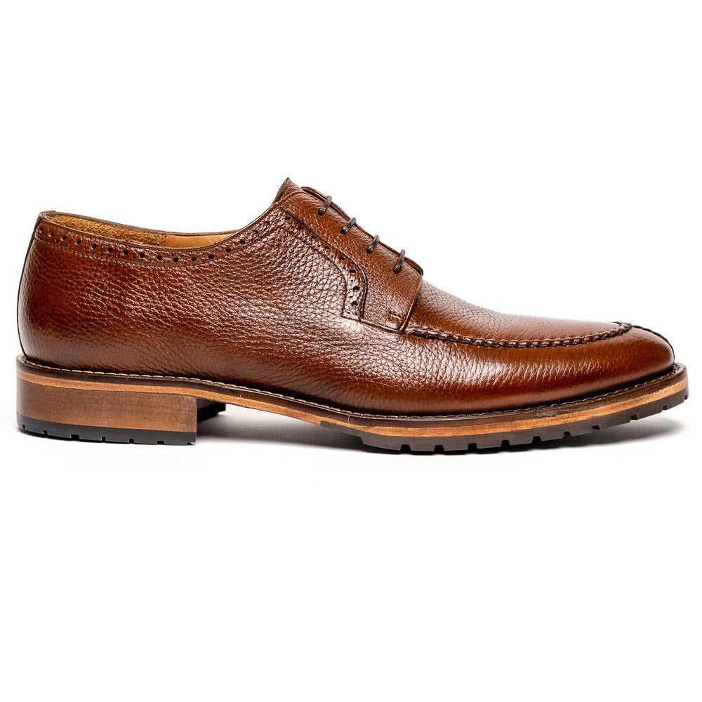 Alan Payne Wimbley Deerskin Split Toe Shoes Cognac