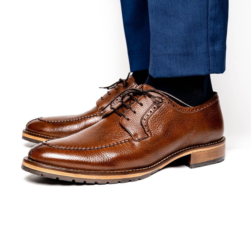 Alan Payne Deerskin Shoes Cognac