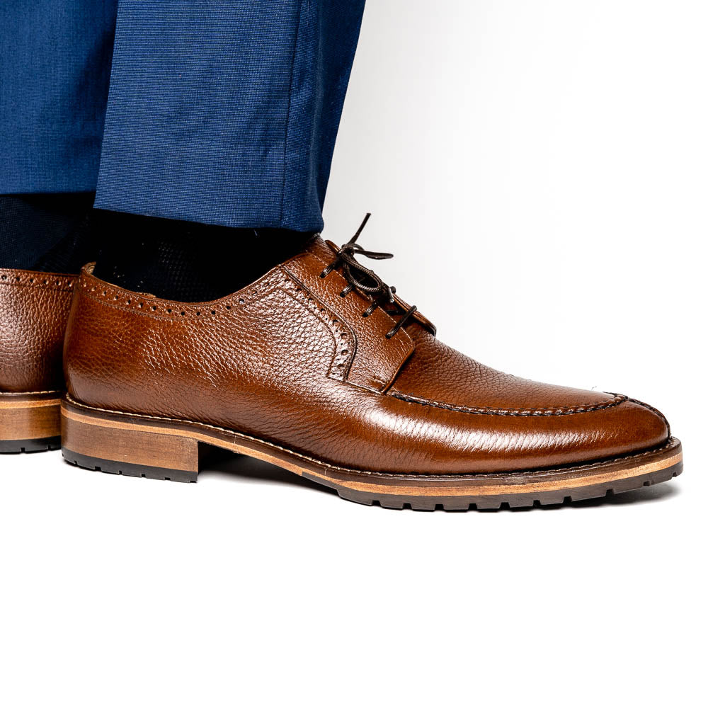 Alan Payne Deerskin Shoes Cognac