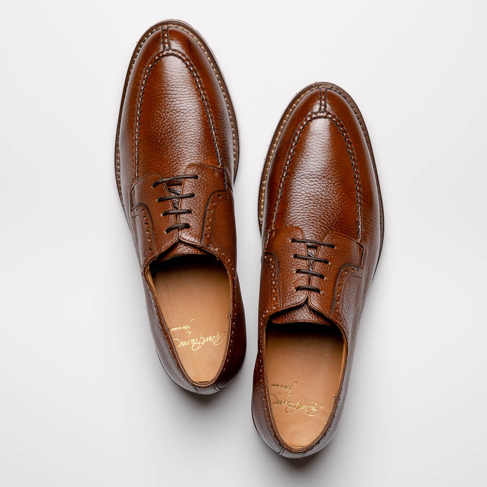 Alan Payne Wimbley Deerskin Lace Ups Antique Honey