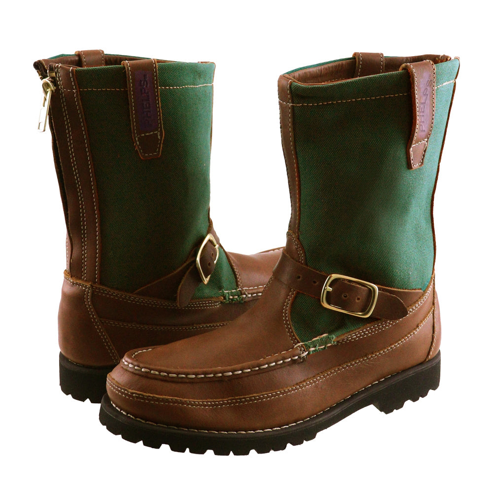 TB Phelps Winfield Hunting Boot Walnut / Forest Green