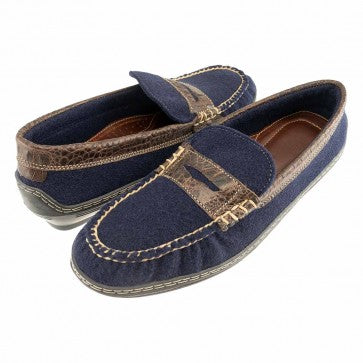 TB Phelps Wool Penny Driver Navy