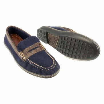 TB Phelps Wool Penny Driver Navy