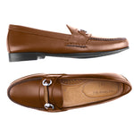 TB Phelps Preston Bridge Bit Loafers Pecan