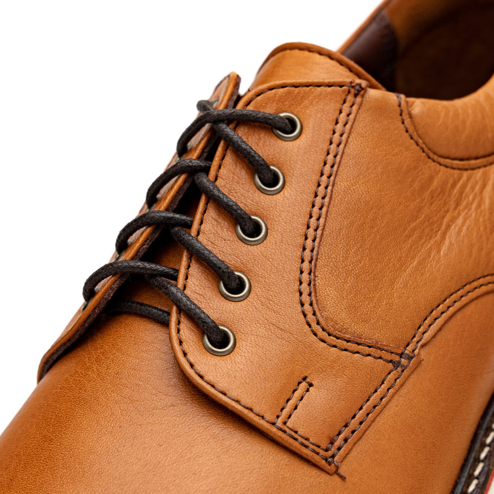 Neil M Wynne Lace Up Shoes Light Brown / Rubber Sole