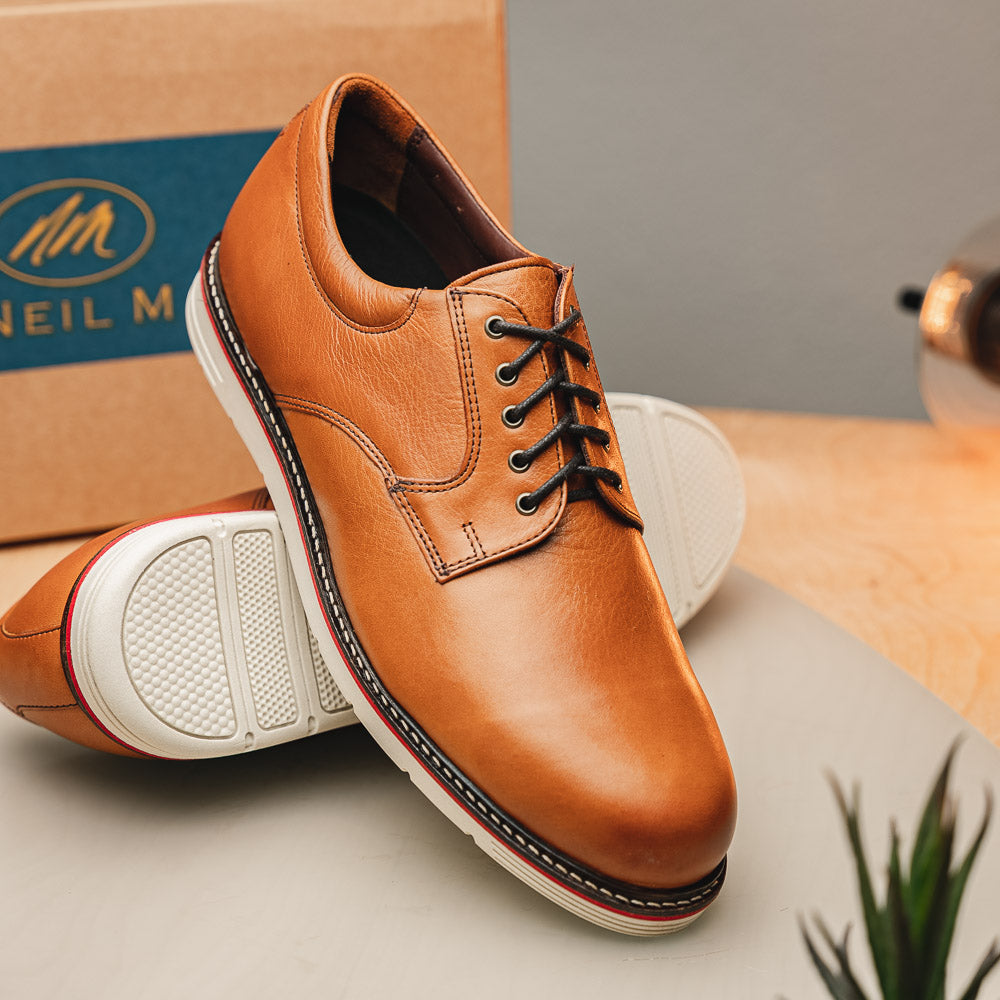 Neil M Wynne Lace Up Shoes Light Brown / Rubber Sole