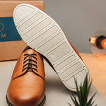 Neil M Wynne Lace Up Shoes Light Brown / Rubber Sole