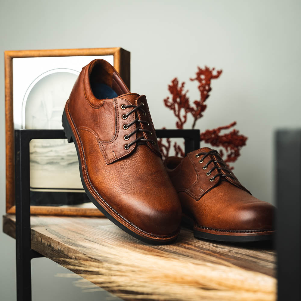 Neil M Wynne Lace Up Shoes Worn Saddle