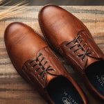 Neil M Wynne Lace Up Shoes Worn Saddle