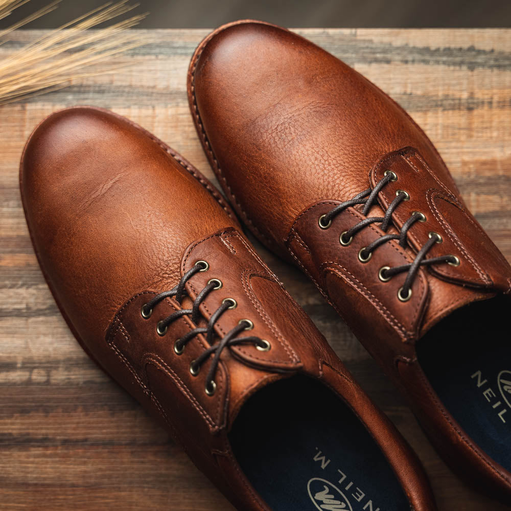 Neil M Wynne Lace Up Shoes Worn Saddle