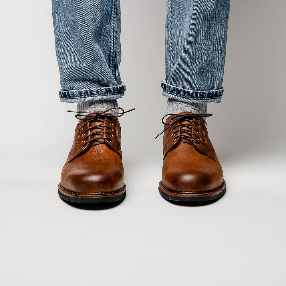 Neil M Wynne Lace Up Shoes Worn Saddle