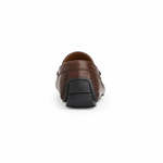 Bruno Magli Xane Casual Leather Slip-on Driving Moccasin Brown