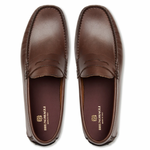 Bruno Magli Xane Casual Leather Slip-on Driving Moccasin Brown