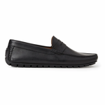 Bruno Magli Xane Casual Leather Slip-on Driving Moccasin Black