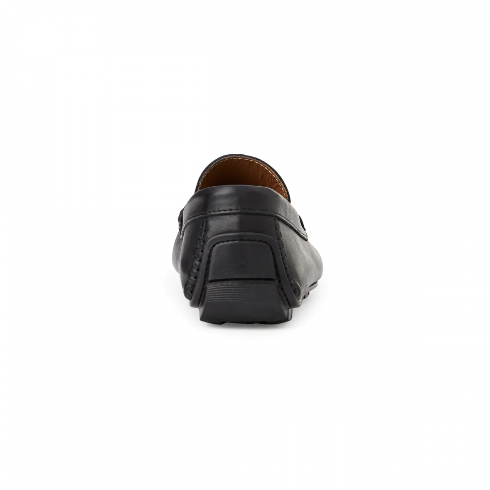 Bruno Magli Xane Casual Leather Slip-on Driving Moccasin Black