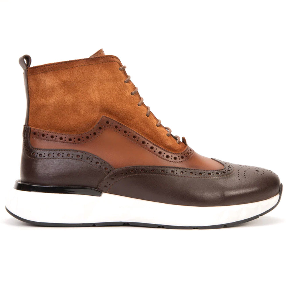 Vinci Leather The Regent Wingtip Boot Brown