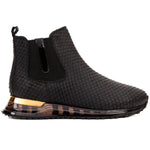 Vinci Leather The Panther Leather Chelsea Boot Black