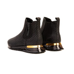 Vinci Leather The Panther Leather Chelsea Boot Black