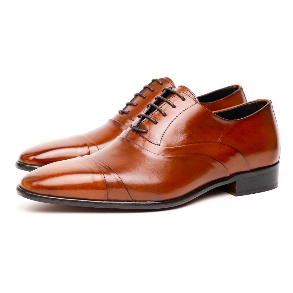Calzoleria Toscana Cap Toe Oxfords Mahogany