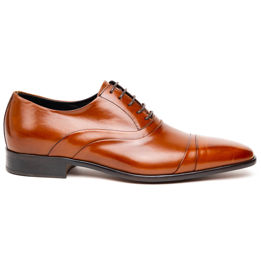 Calzoleria Toscana Z211 Parma Calfskin Cap Toe Oxfords Mahogany