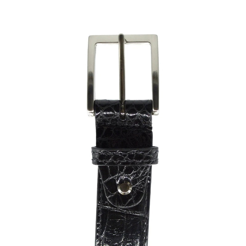 Zelli Alligator Belt Black (70-100-BLK)