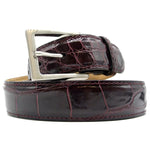 Zelli Alligator Belt Bordeaux