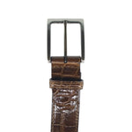Zelli Alligator Belt Cognac (70-100-CGN)