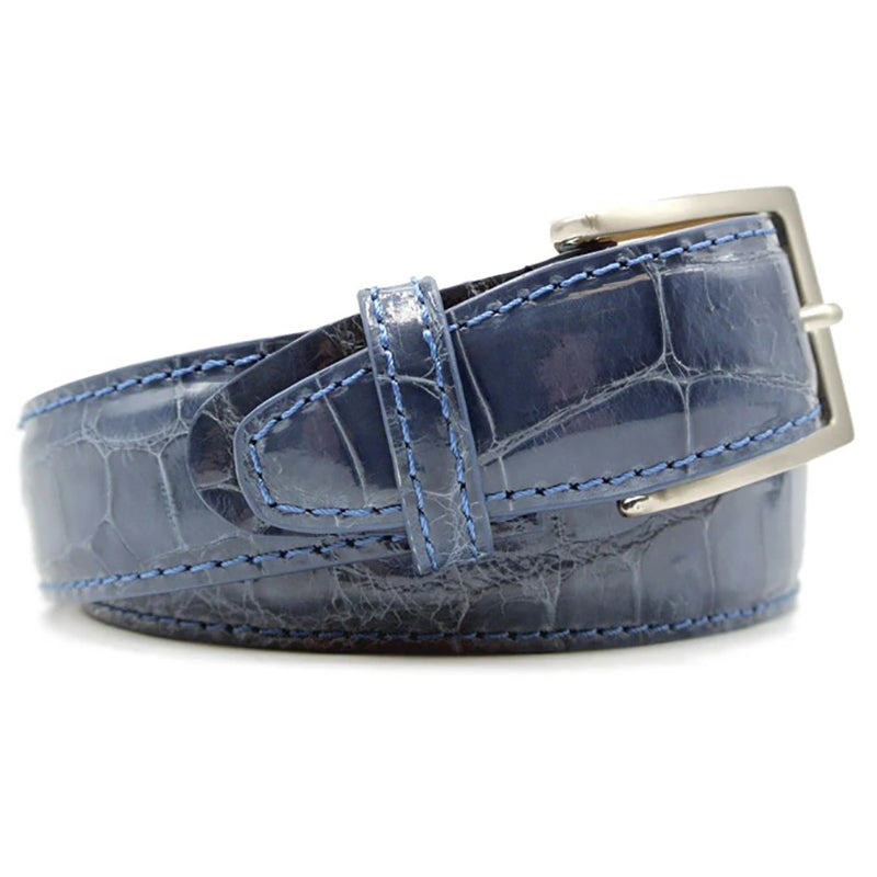 Zelli Alligator Belt Denim