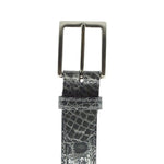 Zelli Alligator Belt Grey (70-100-GRY)