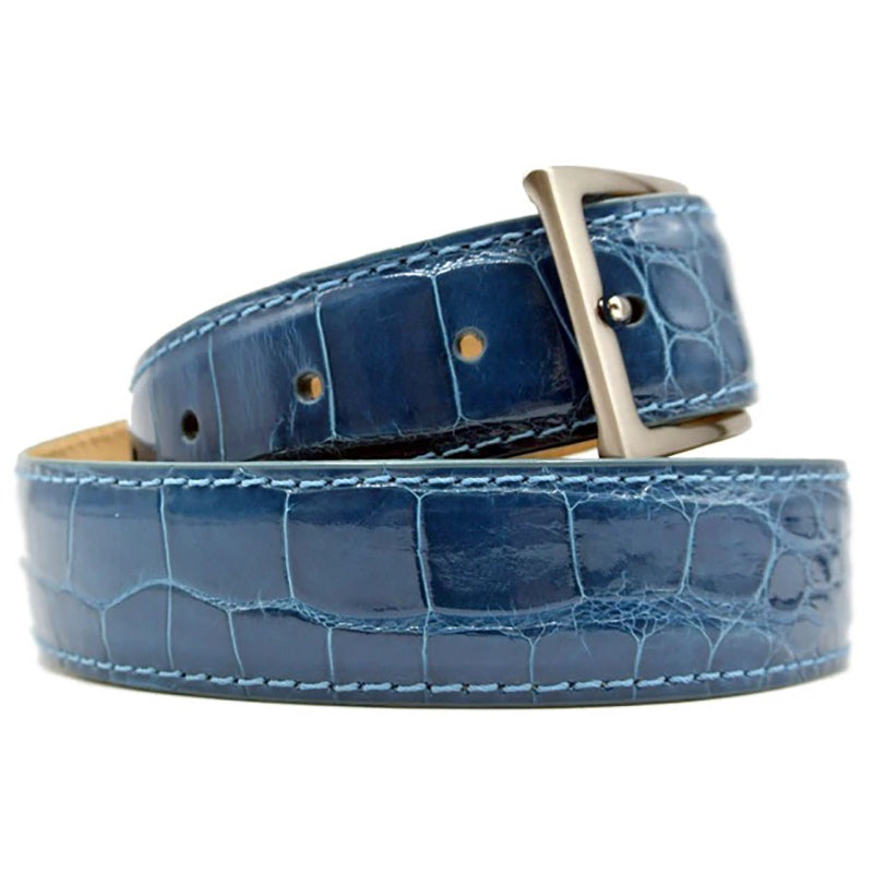 Zelli Alligator Belt Turquoise