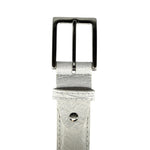 Zelli Alligator Belt White (70-100-WHT)