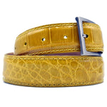 Zelli Alligator Belt Yellow