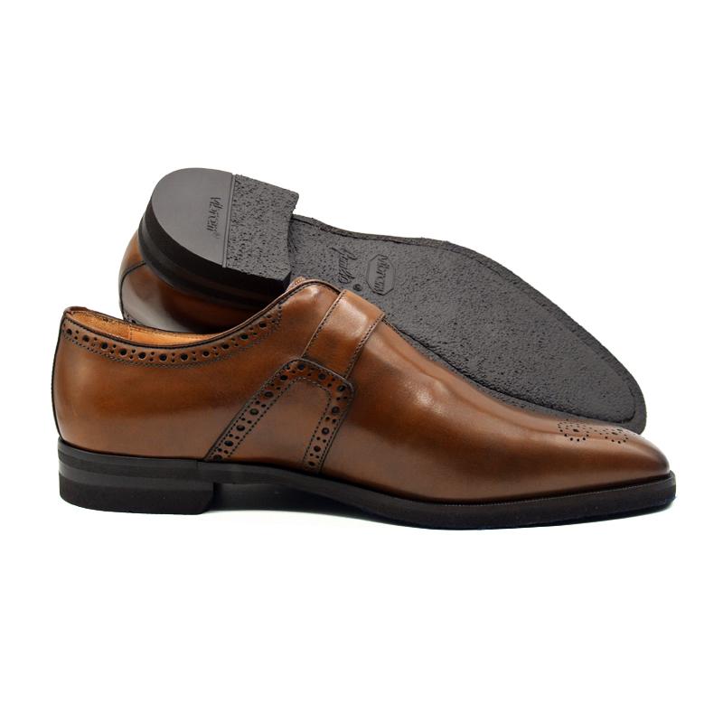 Zelli Antonio Monk Strap Shoes Cognac (55-506-CGN)