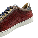 Zelli Brezza Perforated Sneakers Red (65-209-RED)