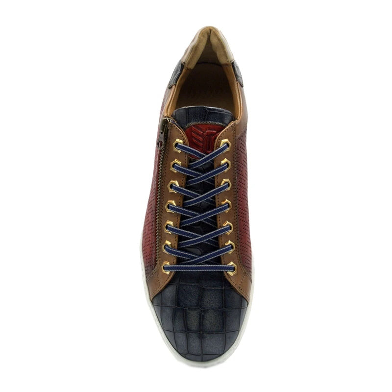 Zelli Brezza Perforated Sneakers Red (65-209-RED)