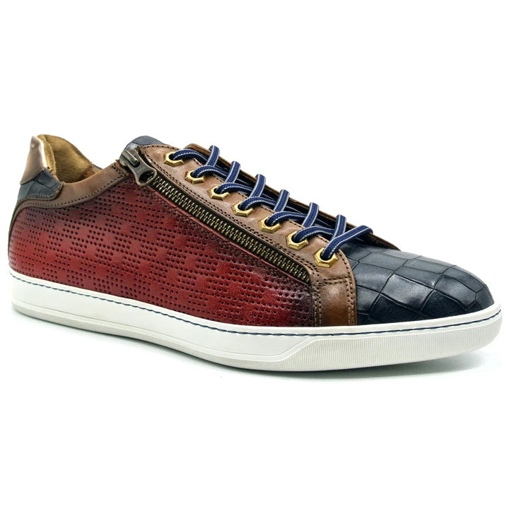 Zelli Brezza Perforated Sneakers Red