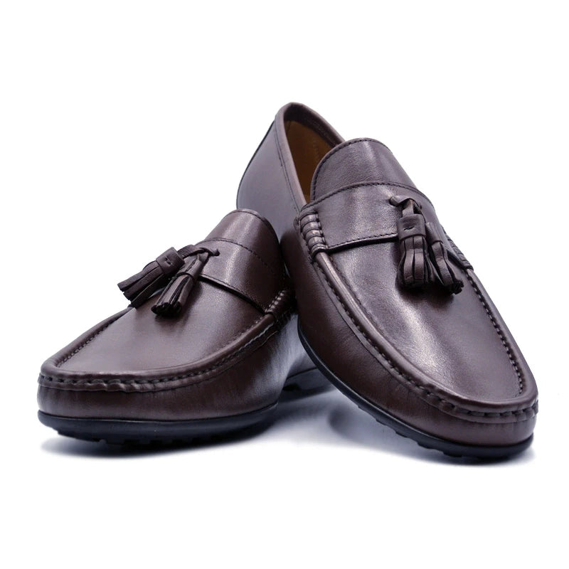 Zelli Calf Tassel Driving Nicotine