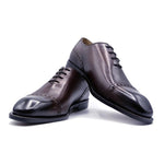 Zelli Cap Toe Oxfords Nicotine