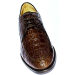 Zelli Verona Caiman Crocodile Dress Shoes Nicotine