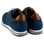 Zelli Costa Suede & Crocodile Sneakers Navy (66-200-NVY)
