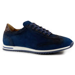 Zelli Costa Suede & Crocodile Sneakers Navy (66-200-NVY)